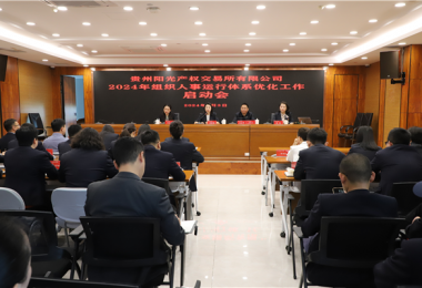 貴州陽光產(chǎn)權(quán)交易所有限公司召開組織人事運行體系優(yōu)化啟動會